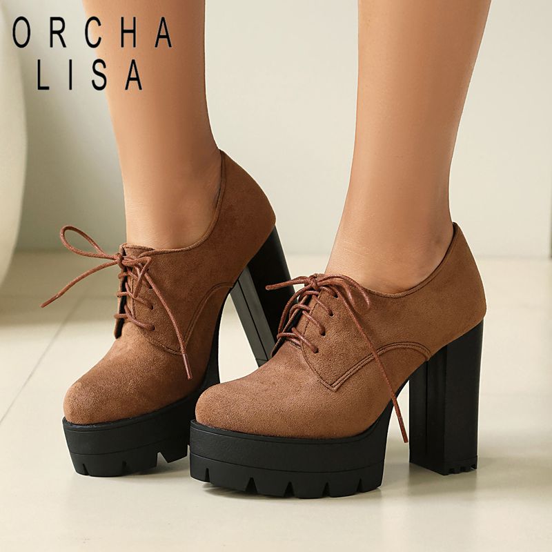 Women'S Shoes Extended Sizes - ORCHA LISA Sapatos Femininos de Camurça