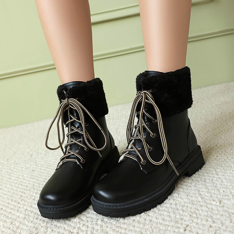 Women'S Shoes Extended Sizes - ORCHALISA Calçado Feminino de Neve com