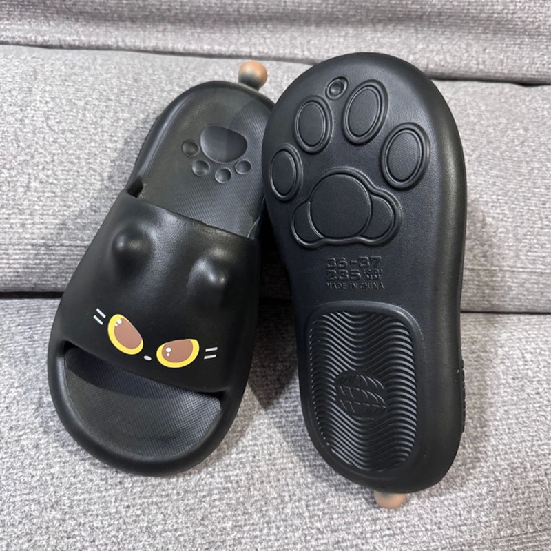 Women Shoes Black - Novas Sandálias de Dedo Aberto em