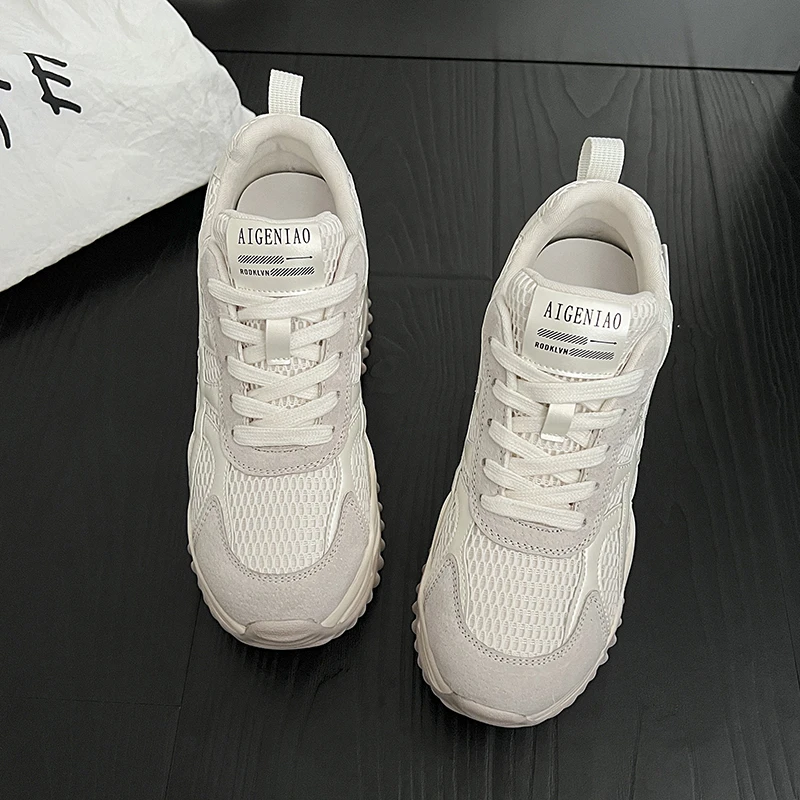 Women'S Shoes Running Sports - Moda feminina pai sapatos plataforma malha