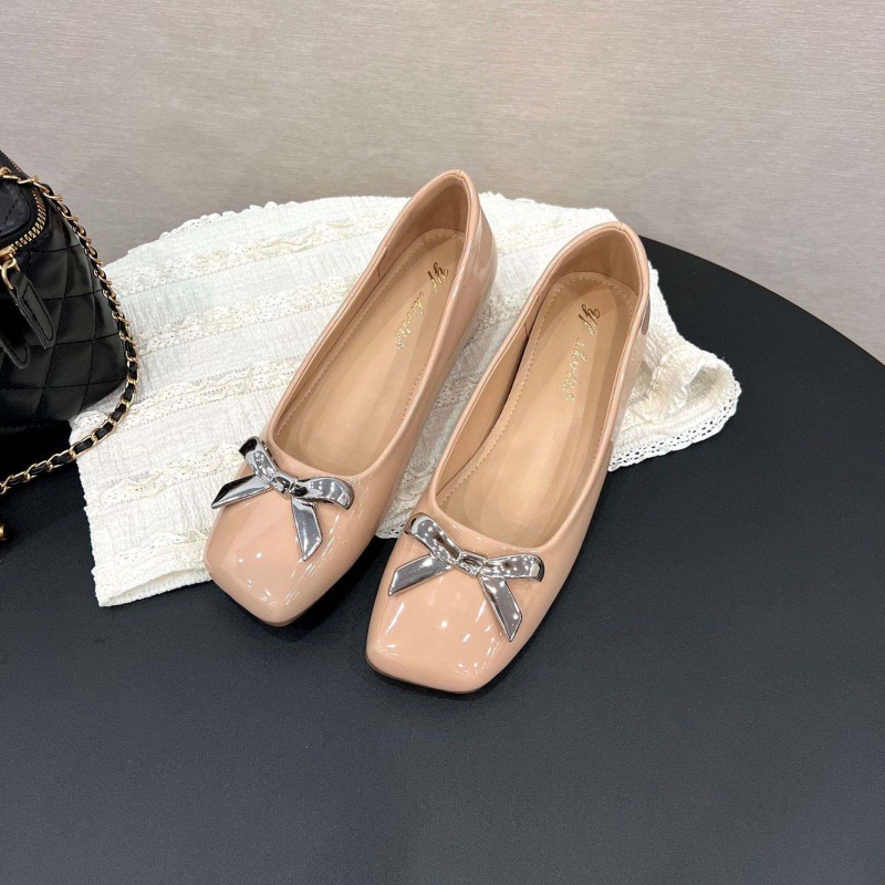 Loafer Flat Women - Sapatos Femininos Estilo Artístico com Laço,