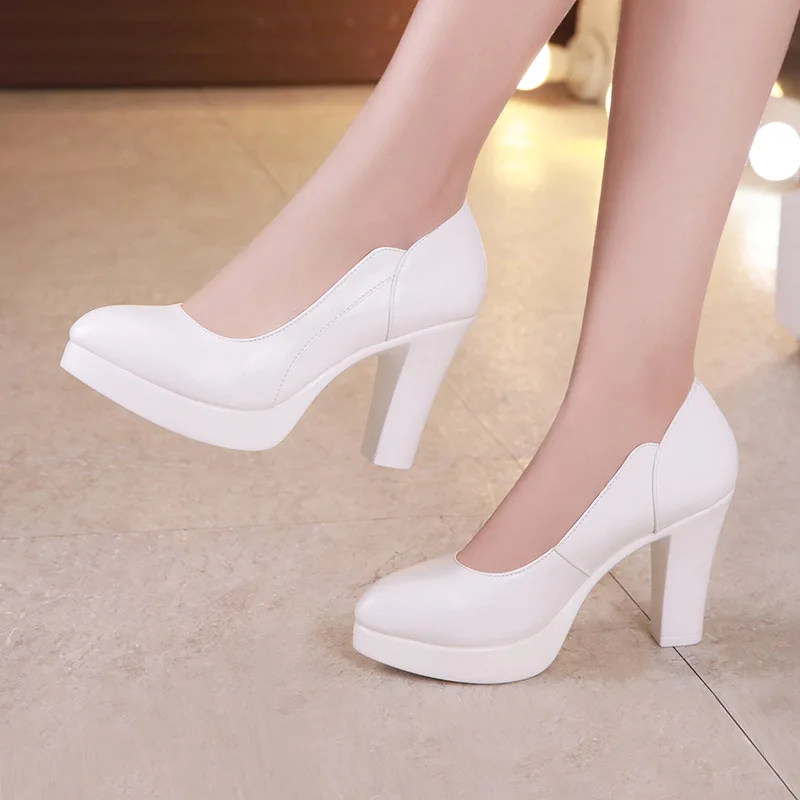 Court Heel Pointed - 5cm 8cm pequeno tamanho grande 32-43