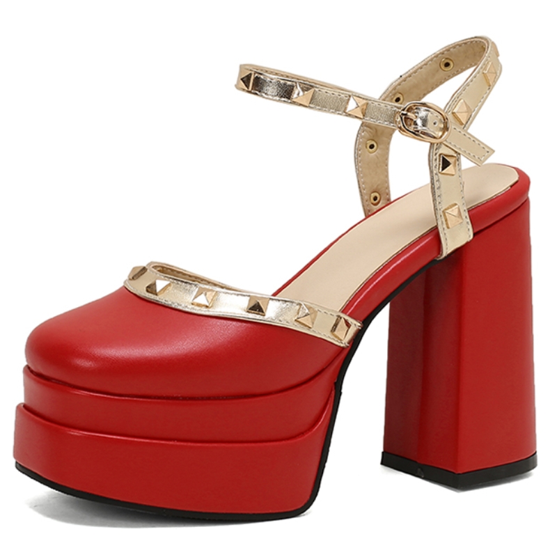 Women Shoes Black - Sandálias de Luxo de Salto Alto