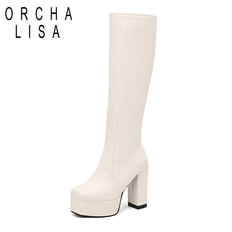 Women'S Shoes Extended Sizes - ORCHALISA Glam Ladies Calçado de Cano