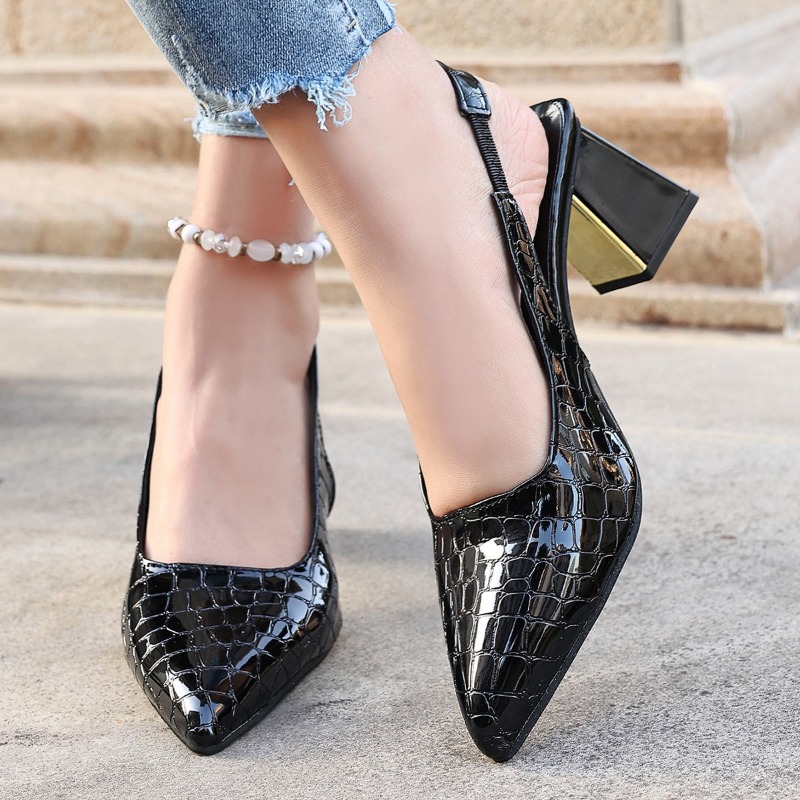 Verão sandálias de salto alto  - Women Shoes Black avaliação e preço