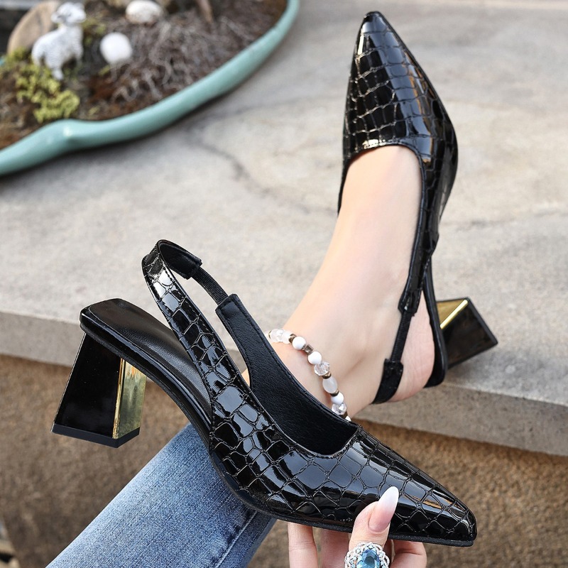 Verão sandálias de salto alto  - Women Shoes Black avaliação e preço