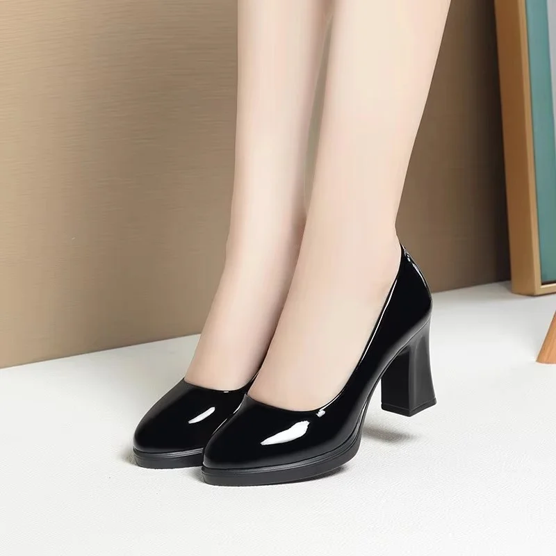 5cm 7cm confortável respirável - Court Heel Pointed avaliação e preço