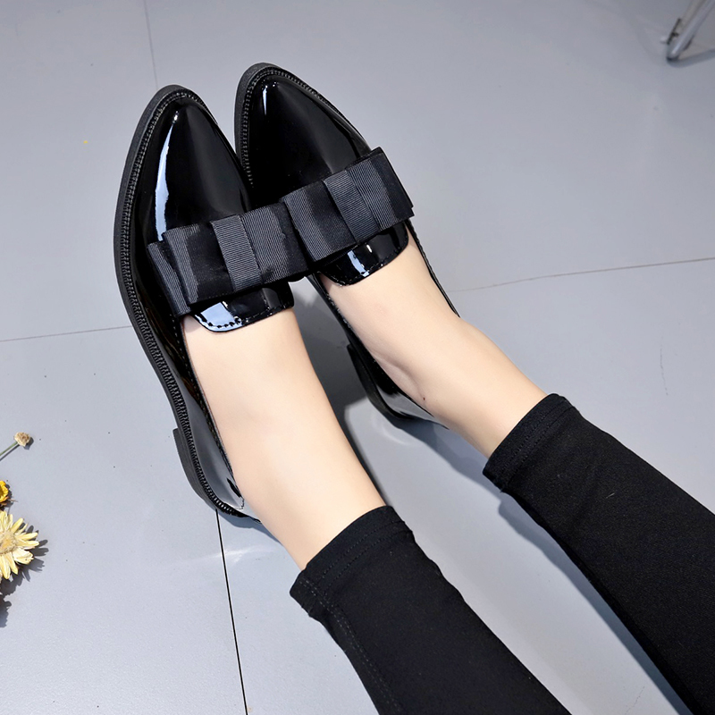 Sapatos de Couro Sintético Pre - Women Shoes Black avaliação e preço