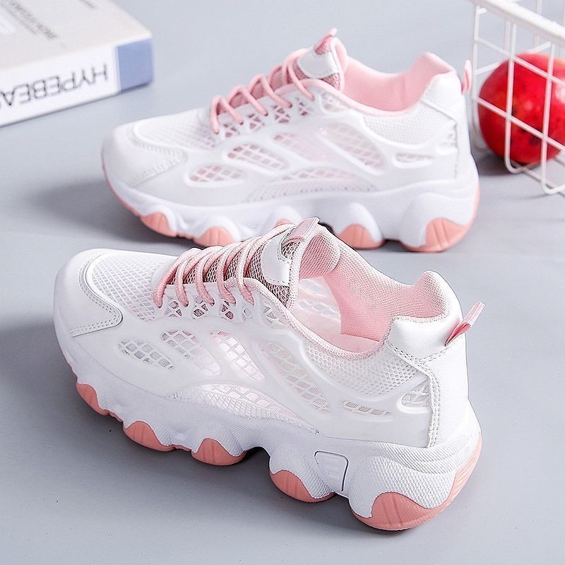 Malha respirável chunky tênis  - Women'S Shoes Running Sports avaliação e preço