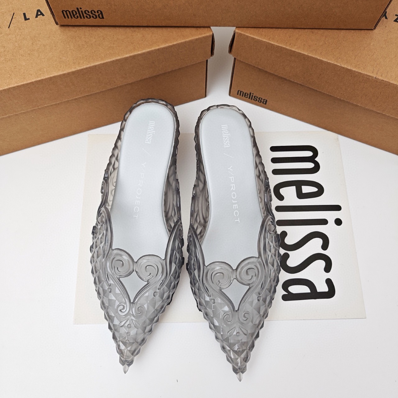 Mini melissa tribunal apontou  - Court Heel Pointed avaliação e preço