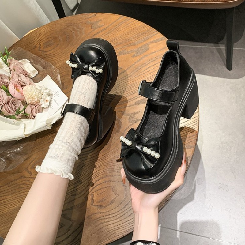 Sapatos Lolita 2026 Pretos com - Women Shoes Black avaliação e preço