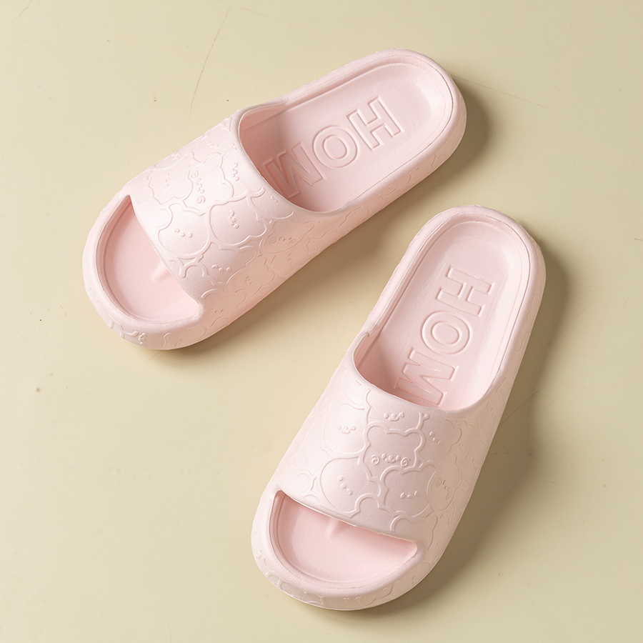 Urso bonito imprime chinelos d - Women'S Shoes Neuropathy avaliação e preço