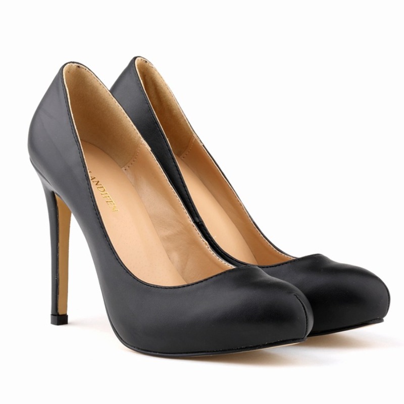 Tamanho grande 42 bombas femin - Court Heel Pointed avaliação e preço