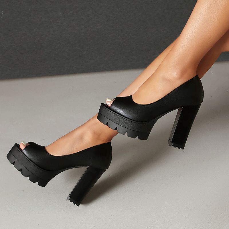 Sandálias Femininas Pretas Sex - Women'S Shoes Extended Sizes avaliação e preço