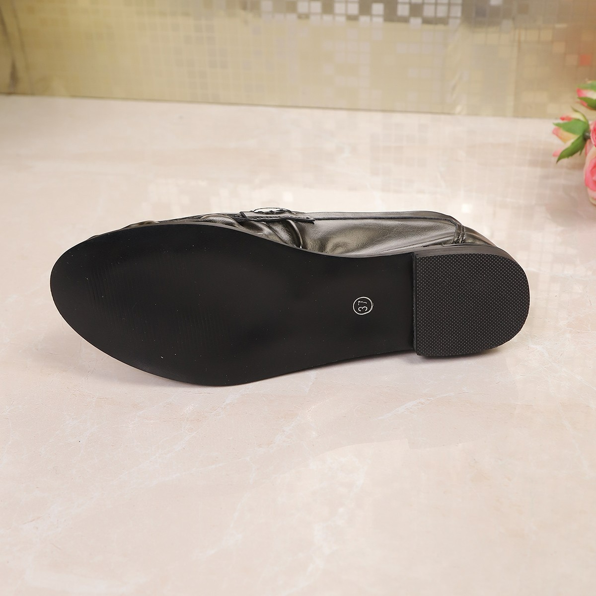 Sapatilhas Pretas Estilo Britâ - Loafer Flat Women avaliação e preço