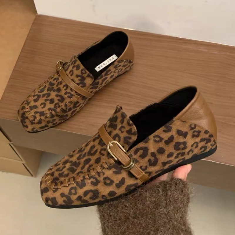 Elegante camurça dedo do pé qu - Loafer Flat Women avaliação e preço